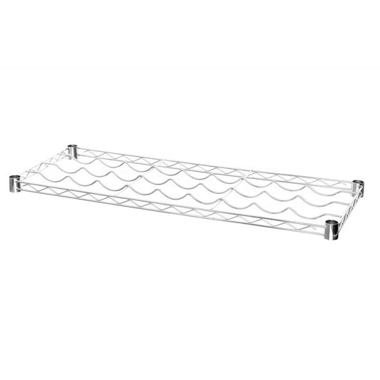 Wine Rack Shelf for Chrome Wire Shelving - W900 x D350mm