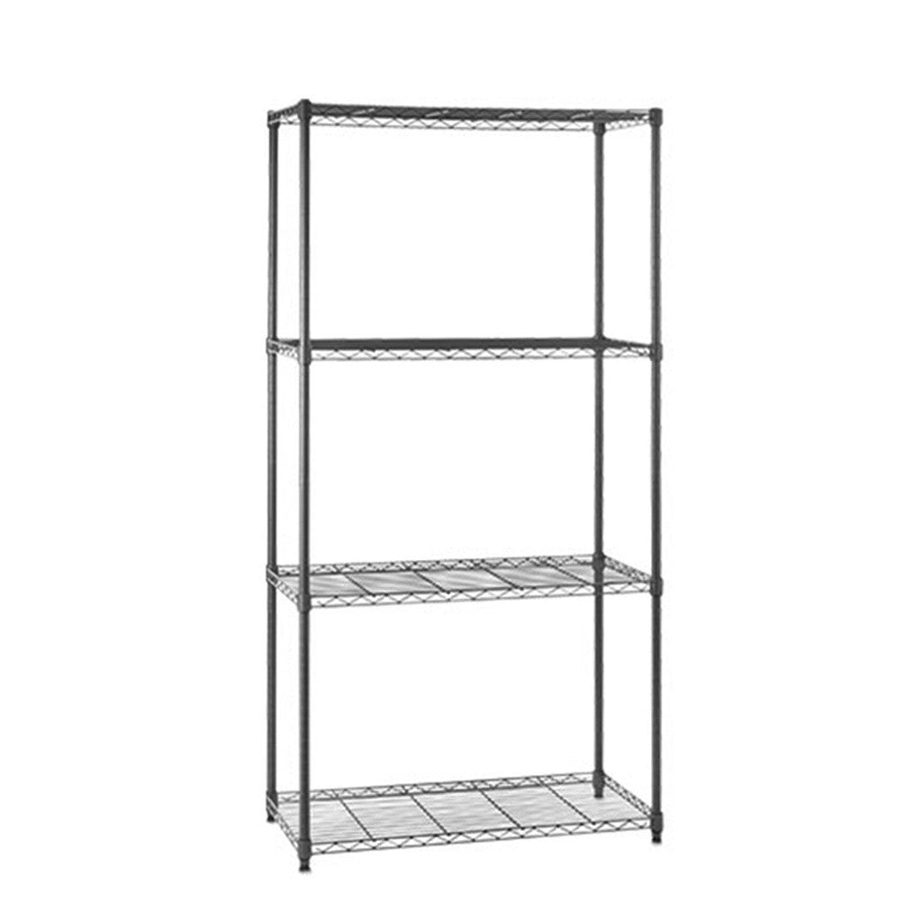 4 Tier Carbon Grey Shelving Unit - H1800 x D450mm
