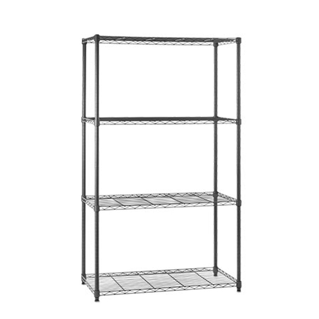 4 Tier Carbon Grey Shelving Unit - H1800 x D450mm