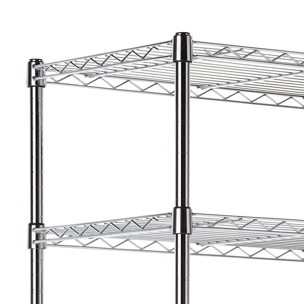 8 Tier Chrome Wire Shelving Unit - H1800 x D450mm
