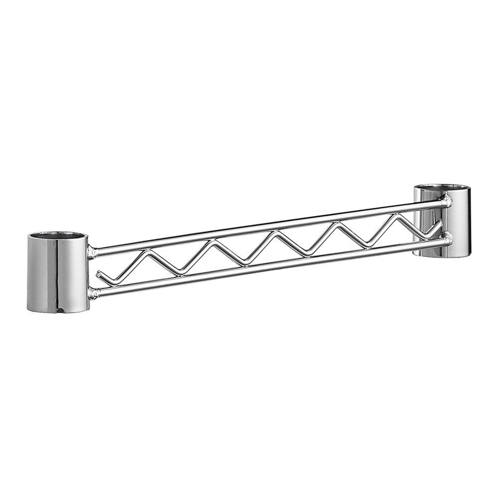 Side or Rear Support Rail for Chrome Wire Shelving