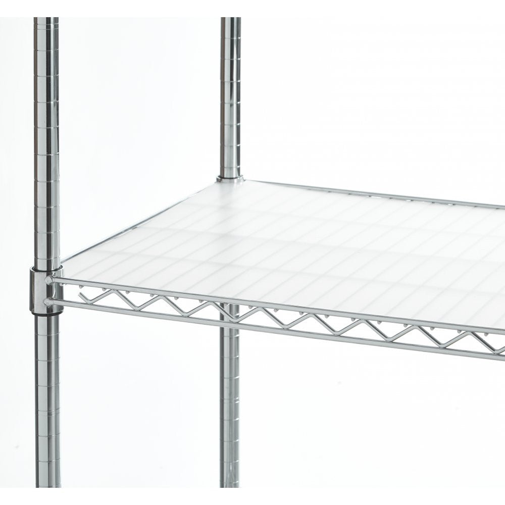 Plastic Shelf Liner for Chrome Wire Shelving - Fits 350mm Depth Shelves