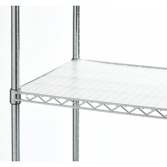Plastic Shelf Liner for Chrome Wire Shelving - Fits 350mm Depth Shelves
