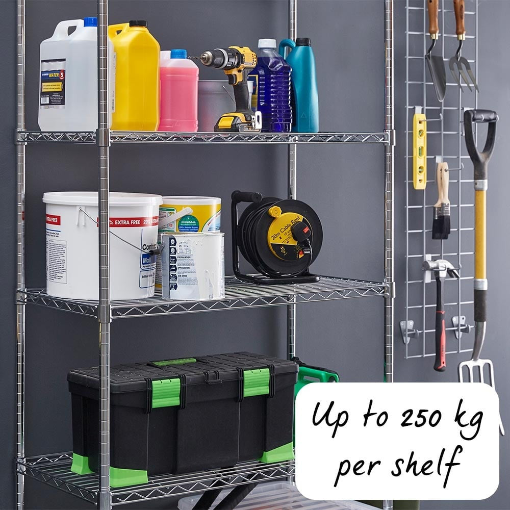 Heavy Duty Wire Shelf for Chrome Wire Shelving - 450mm Depth Shelves