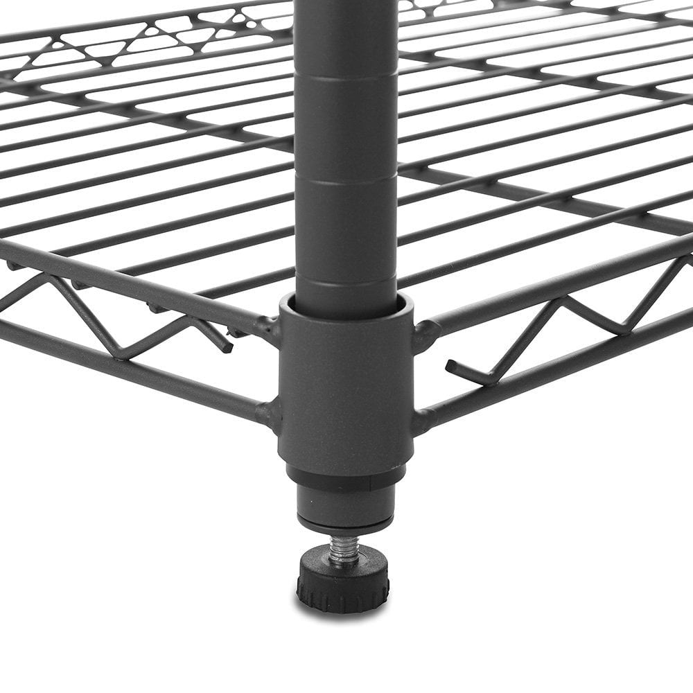 6 Tier Carbon Grey Shelving Unit - H1800 x W900 x D350mm