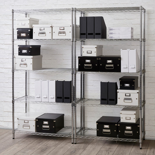 6 Tier Chrome Wire Shelving Unit - H2100mm