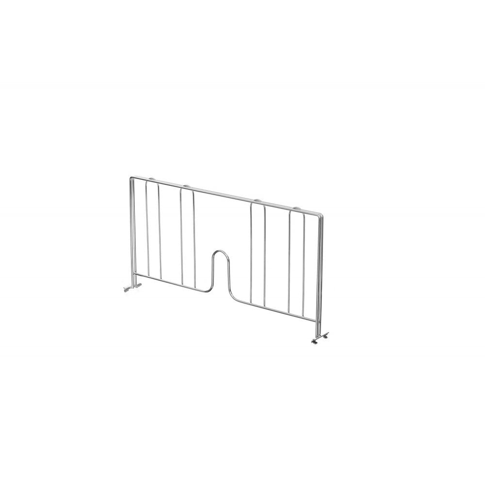 Chrome Wire Shelf Divider for Chrome Wire Shelving - H230 x W460mm