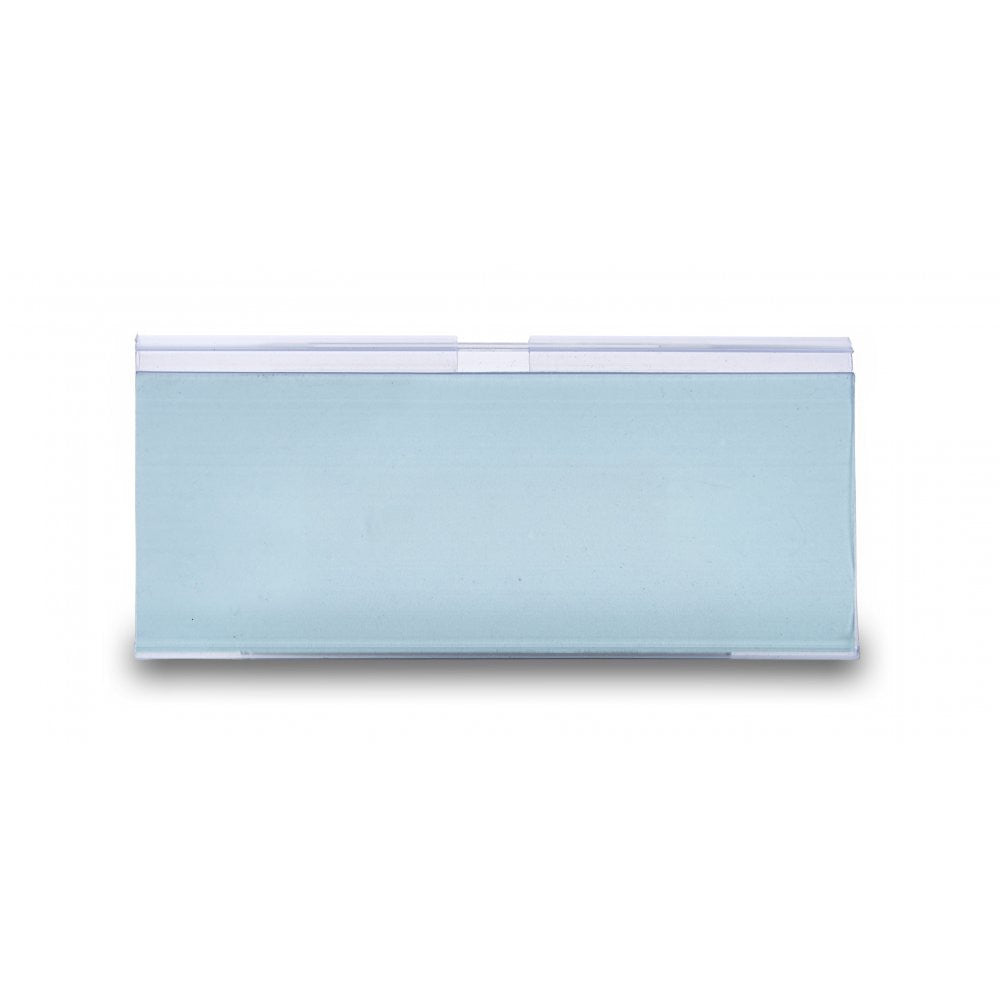 Pack of 10 Shelf Edge Label Holders for Chrome Wire Shelving - W100mm
