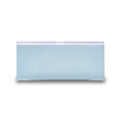 Pack of 10 Shelf Edge Label Holders for Chrome Wire Shelving - W100mm