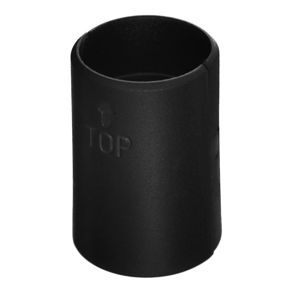 Pack of 4 Black Shelf Support Clips for Chrome Wire Shelving