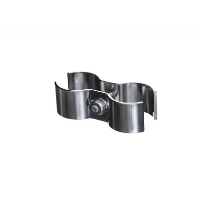 Pack of 4 Chrome Post Clamps for Chrome Wire Shelving