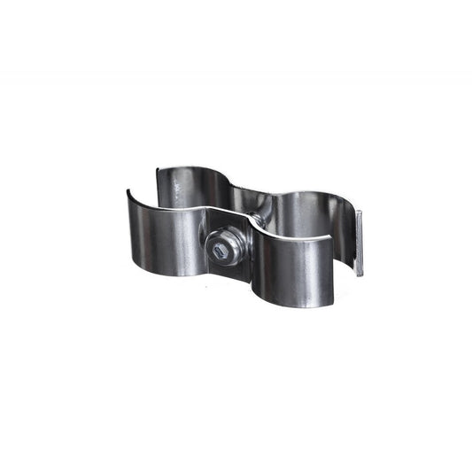Pack of 4 Chrome Post Clamps for Chrome Wire Shelving