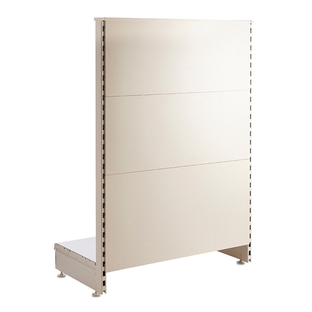 Jura White End Bay for Retail Shelving Gondola Bays - H1400 x W1000 x D500mm