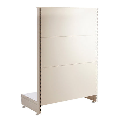 Jura White End Bay for Retail Shelving Gondola Bays - H1400 x W1000 x D500mm