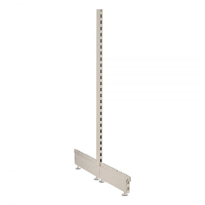 Jura White Base Leg for Retail Shelving Units - H160mm