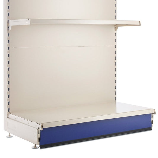 Kick Plinth for Retail Shelving Wall or Gondola Units - W1000mm