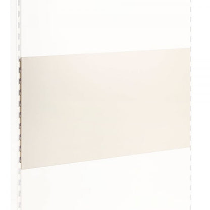 Jura White Plain Back Panel for Retail Shelving Units