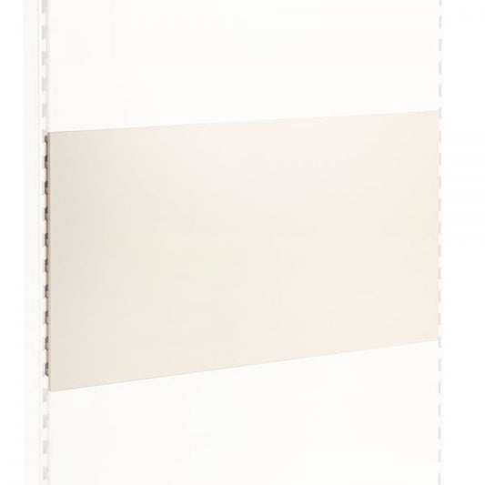 Jura White Plain Back Panel for Retail Shelving Units