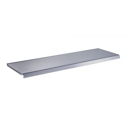 Silver Shelf for Retail Shelving Units (No Brackets) - Choice of Size