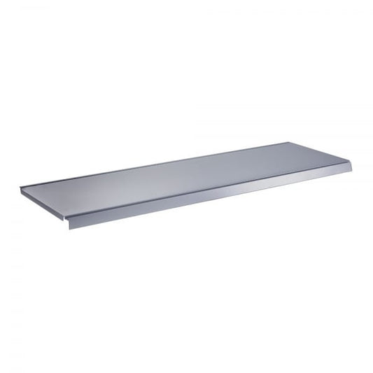 Silver Shelf for Retail Shelving Units (No Brackets) - Choice of Size