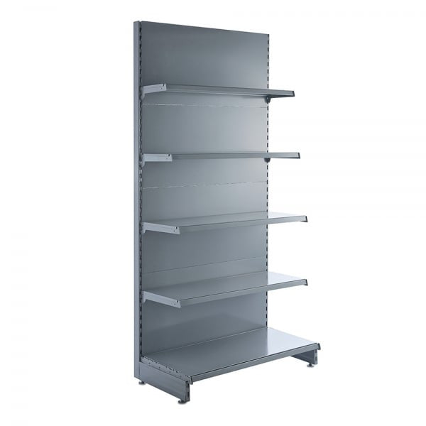 Silver Shelf for Retail Shelving Units (No Brackets) - Choice of Size