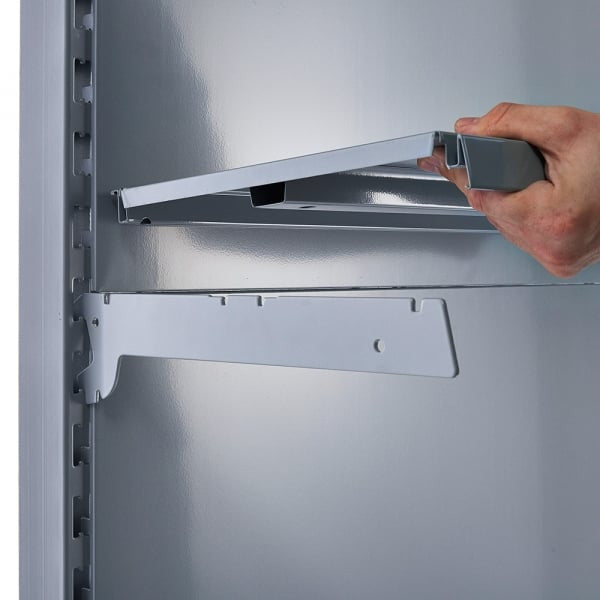 Silver Shelf for Retail Shelving Units (No Brackets) - Choice of Size