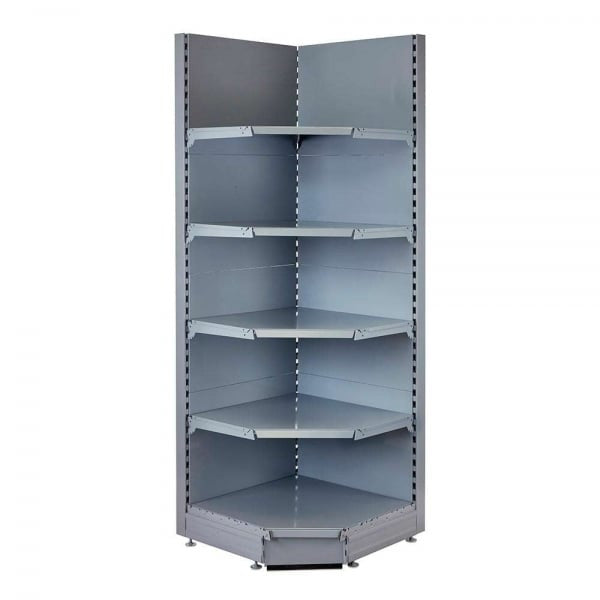 Silver Internal Shelf for Retail Shelving Units (No Brackets) - 90 Degree