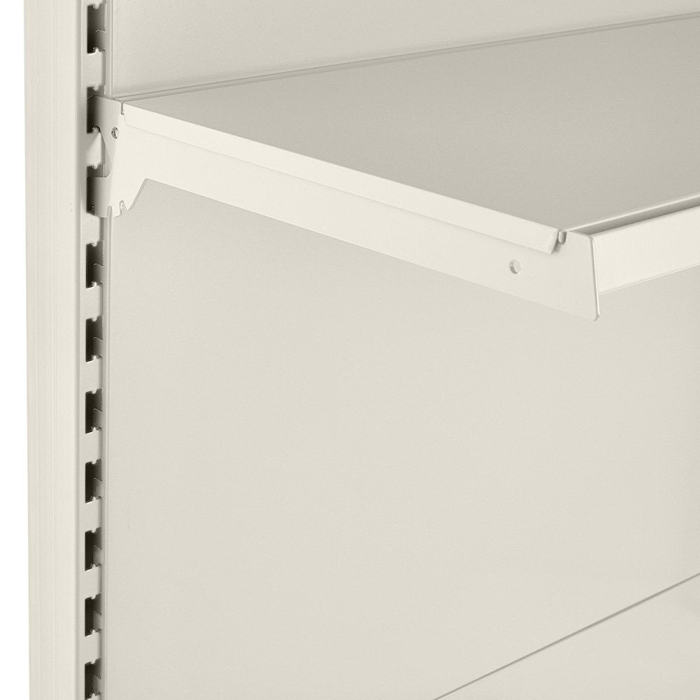 Jura White Shelf And Brackets for Retail Shelving Units - Choice of Sizes
