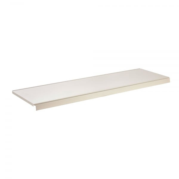 Jura White Shelf for Retail Shelving Units (No Brackets) - Choice of Sizes