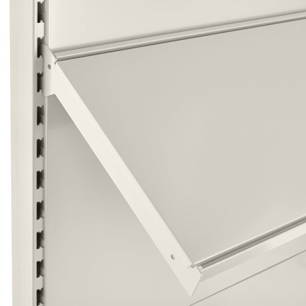 Jura White Pair of Shelf Brackets for Retail Shelving Units