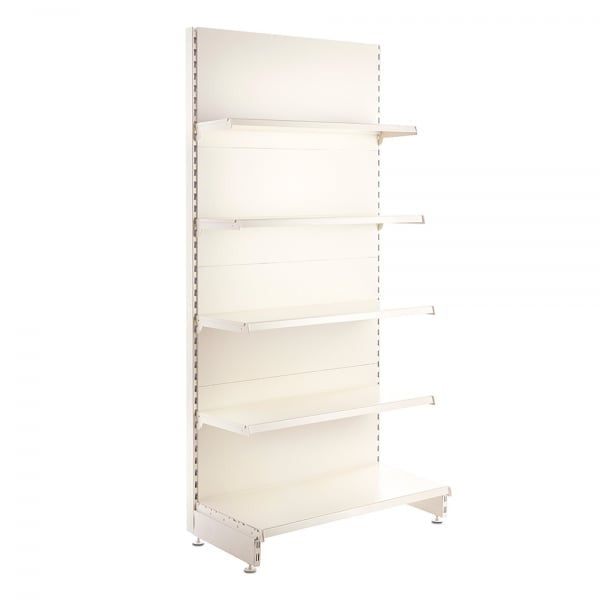 Jura White Pair of Shelf Brackets for Retail Shelving Units