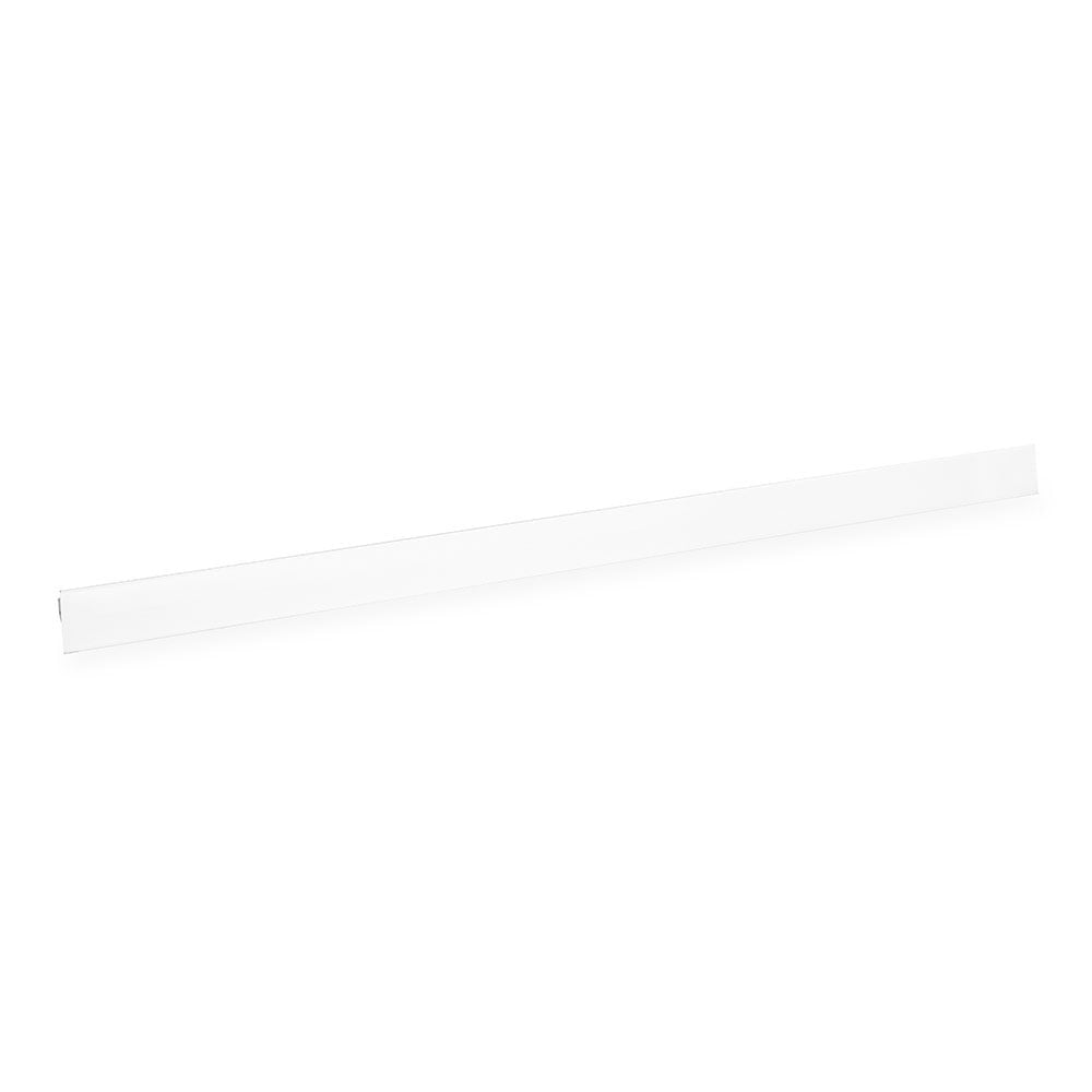 White Promotional Ticket Edge for Retail Shelving Units - H64 x L1000mm