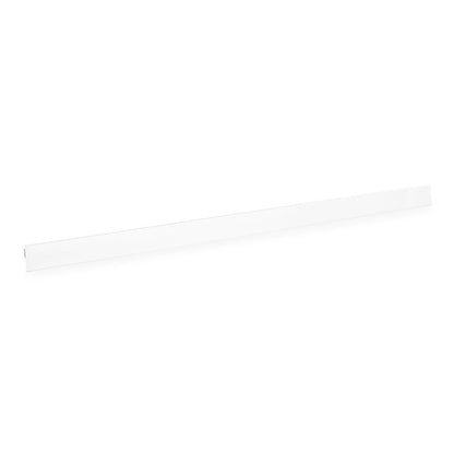 White Promotional Ticket Edge for Retail Shelving Units - H64 x L1000mm