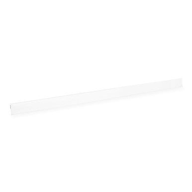 White Promotional Ticket Edge for Retail Shelving Units - H64 x L1250mm