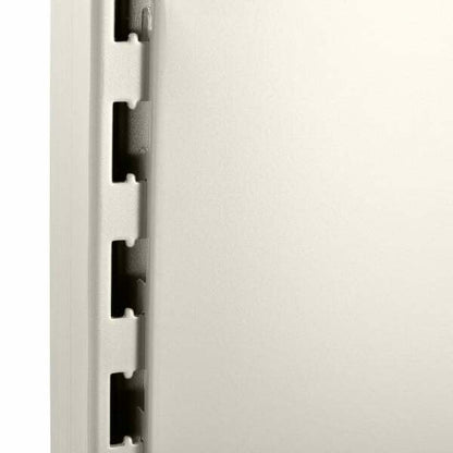 Jura White Retail Shelving Modular Wall Unit - Plain Back Panels - 1 x Base Shelf - H1800mm
