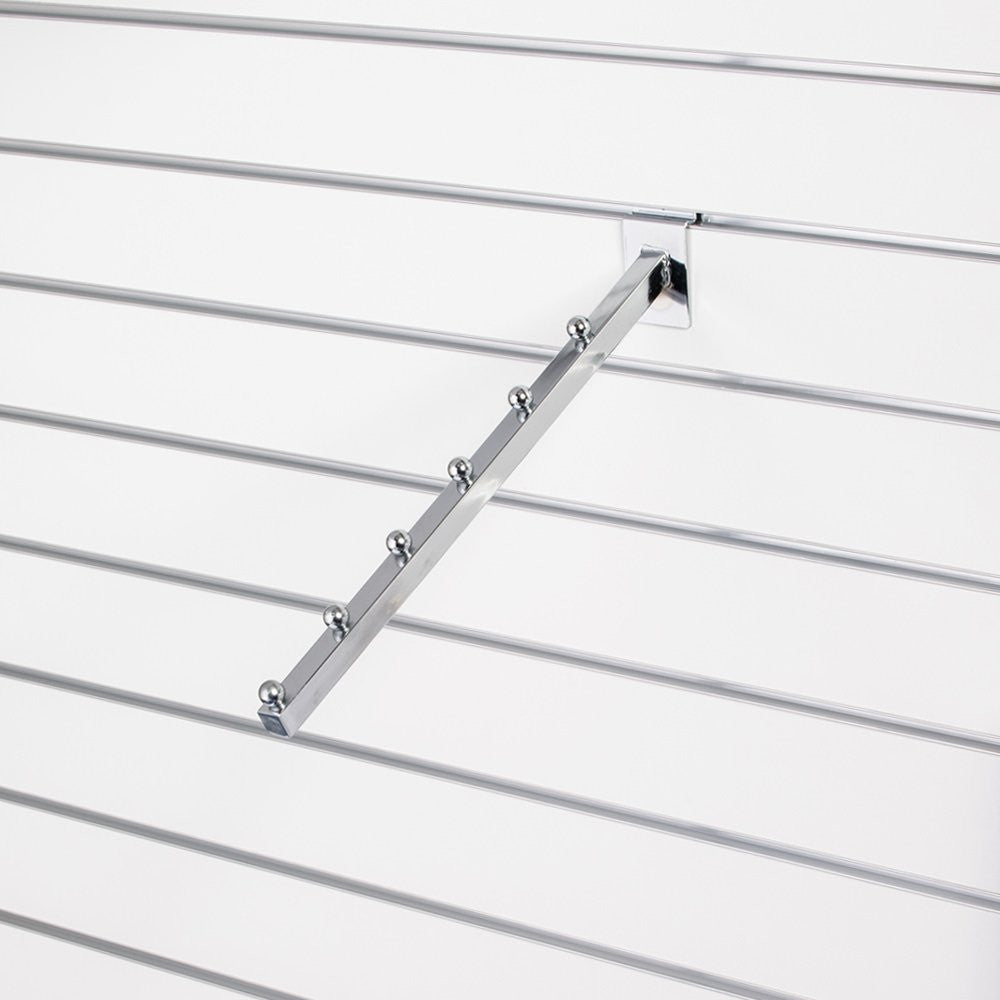 6 Ball Sloping Arm for Slatwall