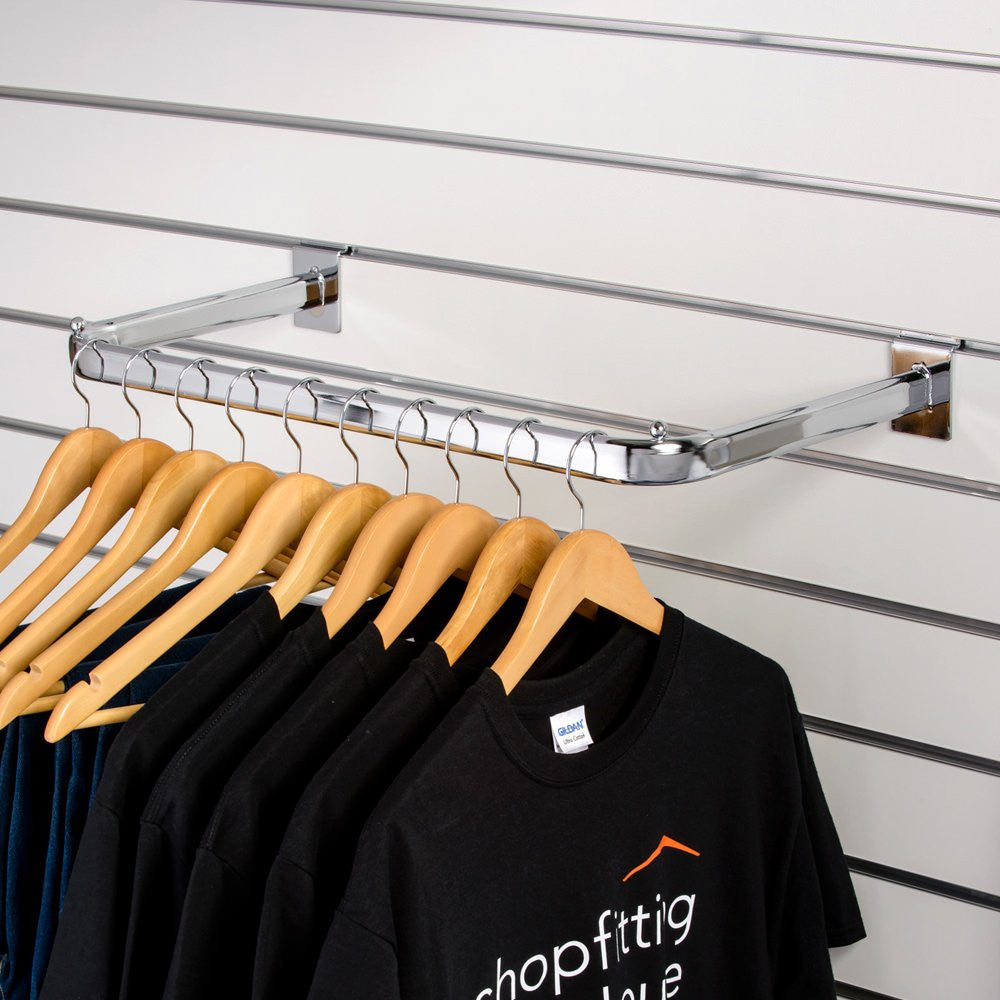 Side Hanging D Rail for Slatwall