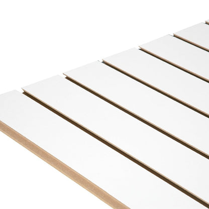 20 x White Slatwall Panels Half Size