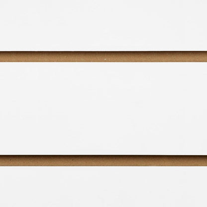 20 x White Slatwall Panels Half Size