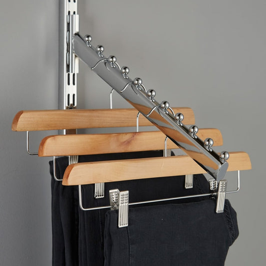Chrome 11 Ball Sloping Arm for Twin Slot