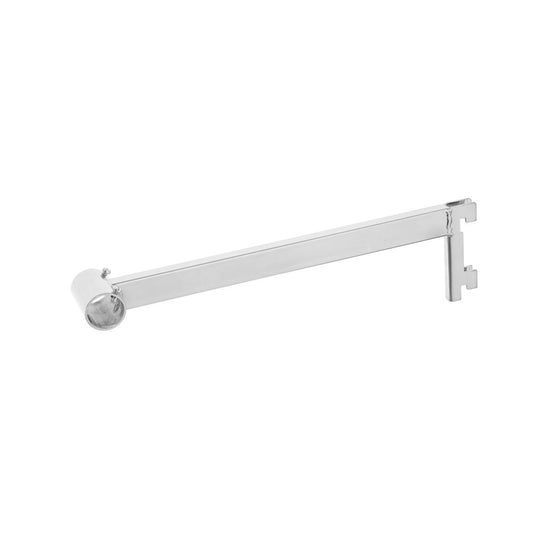 Twin Slot Chrome Support Arm For 25mm Diameter Tube