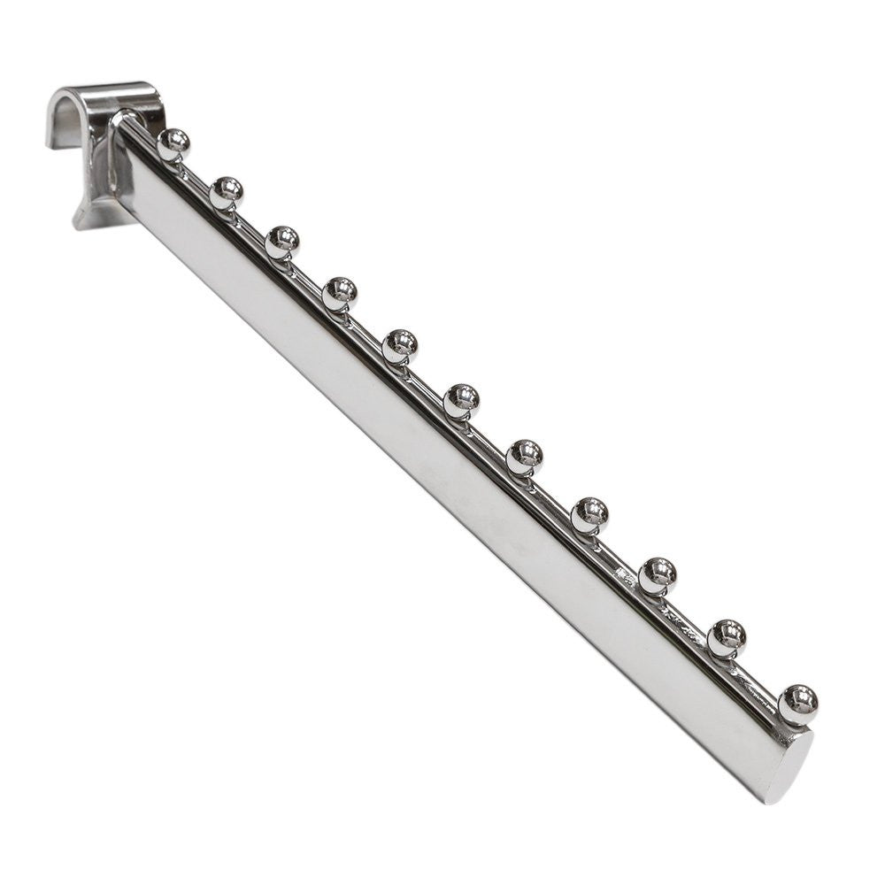 Chrome 11 Ball Sloping Arm for Back Bars