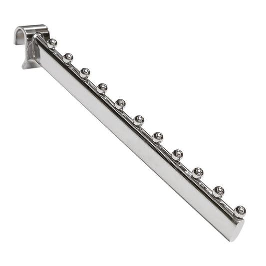 Chrome 11 Ball Sloping Arm for Back Bars