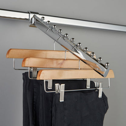 Chrome 11 Ball Sloping Arm for Back Bars