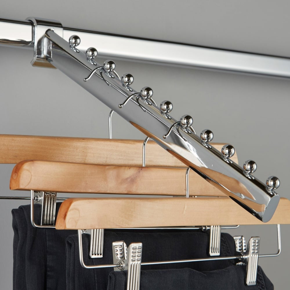 Chrome 11 Ball Sloping Arm for Back Bars