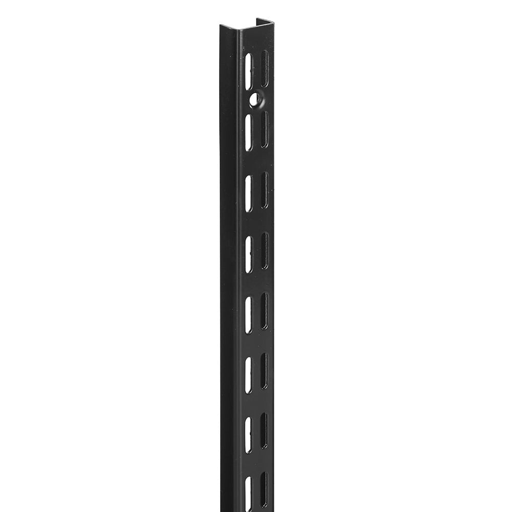 Black Twin Slot Upright - 32mm Pitch