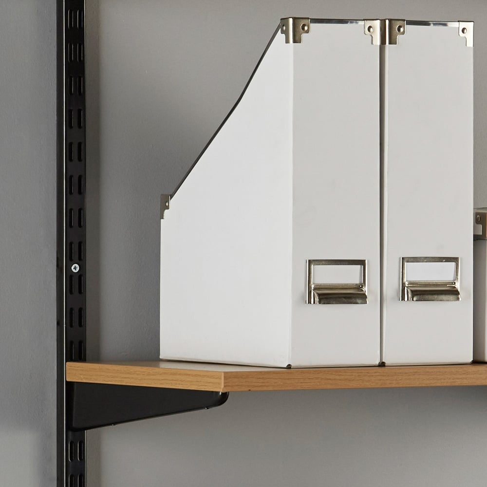 Black Twin Slot Upright - 32mm Pitch