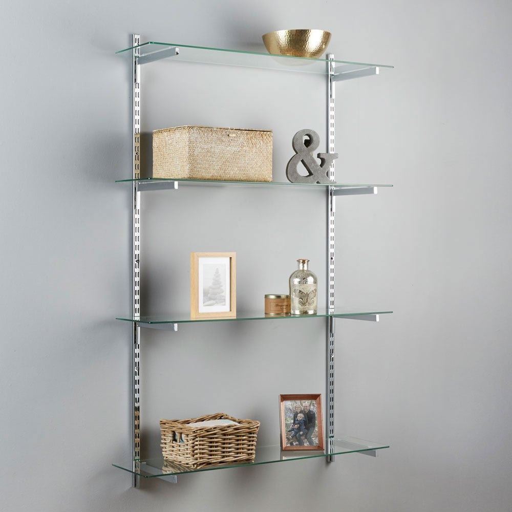 Toughened Glass Shelf - 6mm Thickness - W1050mm