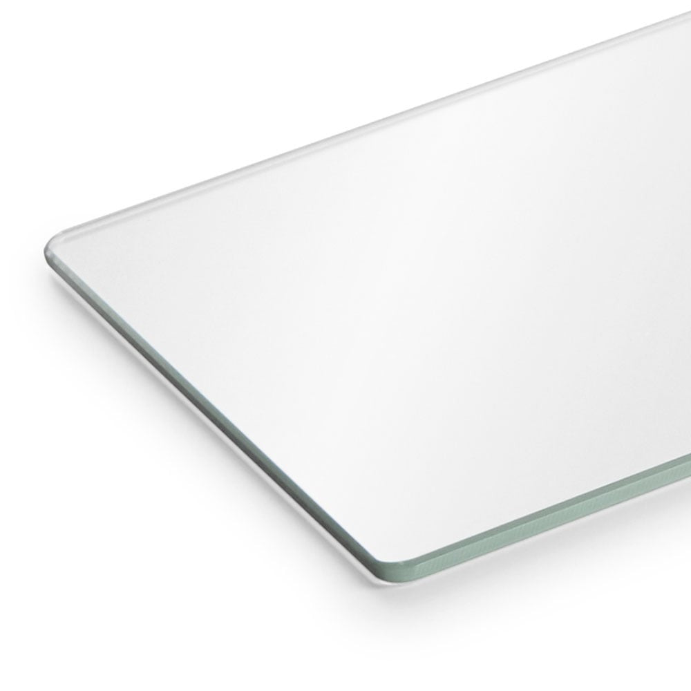 Toughened Glass Shelf and Slatwall Brackets - W600mm