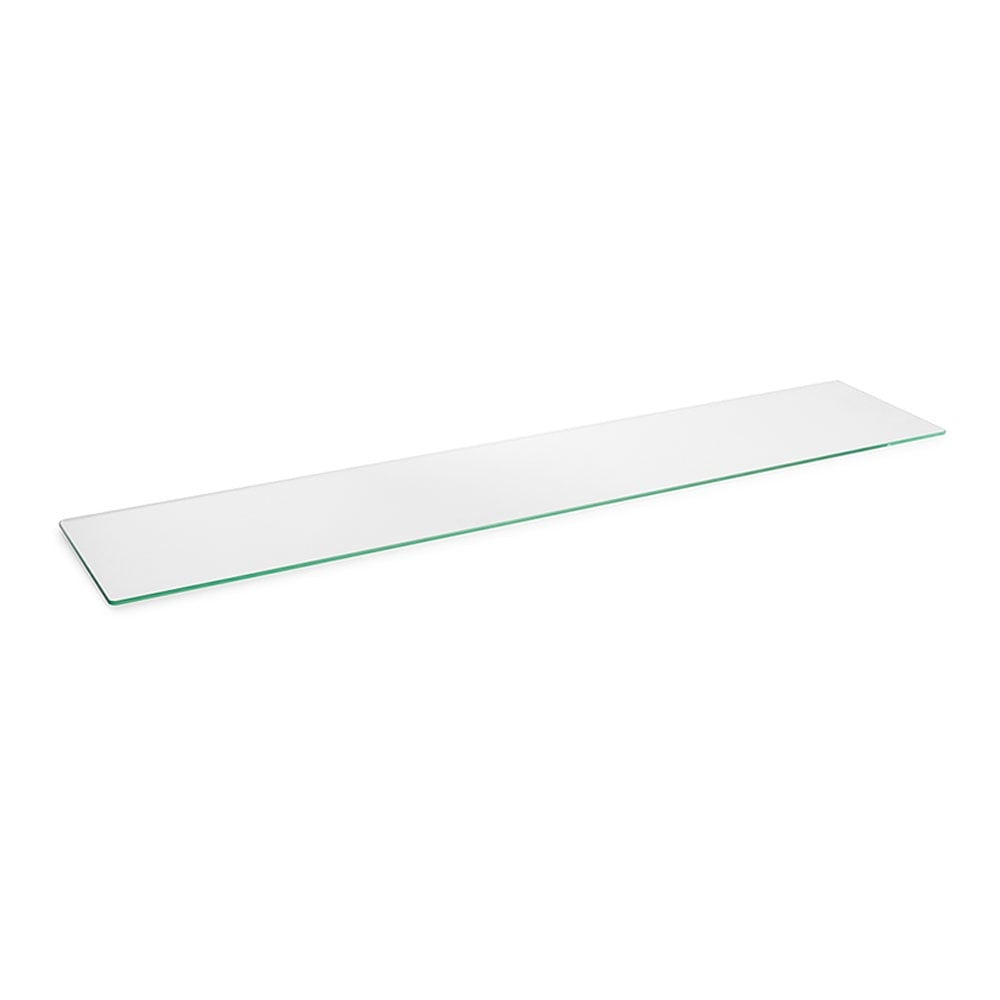 Toughened Glass Shelf and Slatwall Brackets - 6mm Thickness - W1200mm